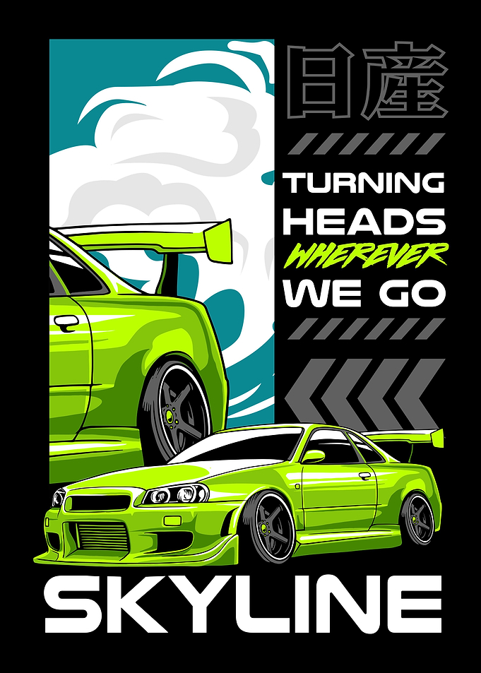 Green Skyline GTR