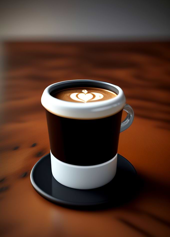 coffee on table in cup