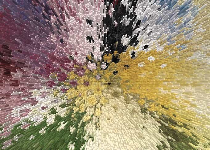 Abstract colorful pastel