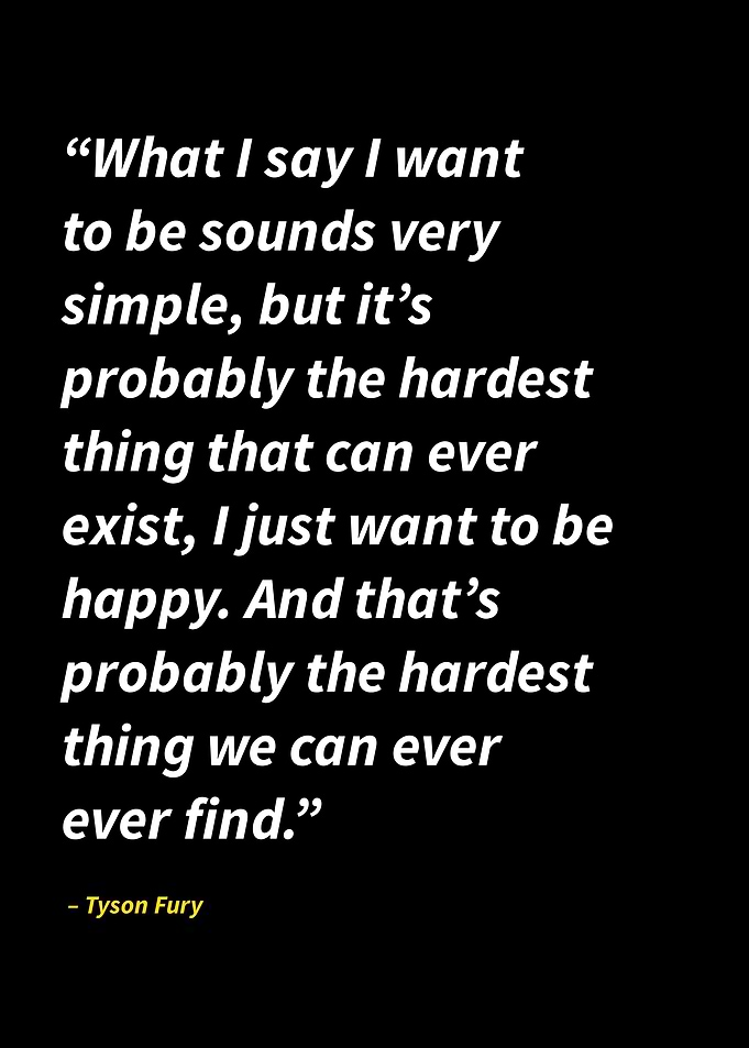 Tyson Fury quotes