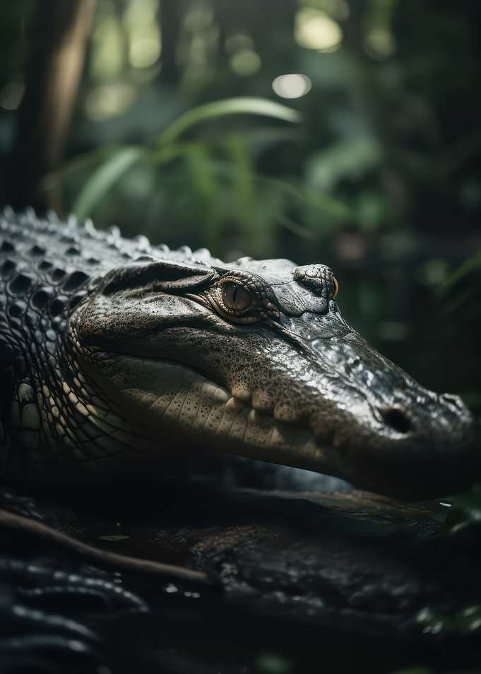 Majestic alligator
