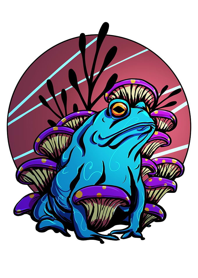 Psychedelic Trippy Toad