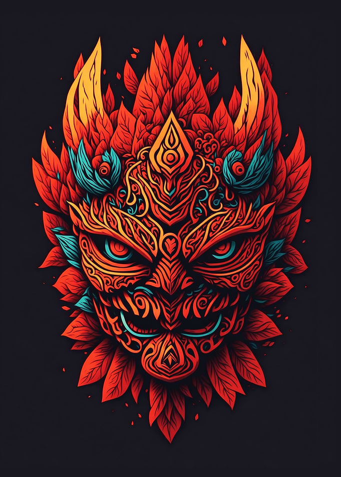 Burning cat
