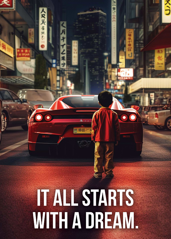 It Starts With A Dream Car