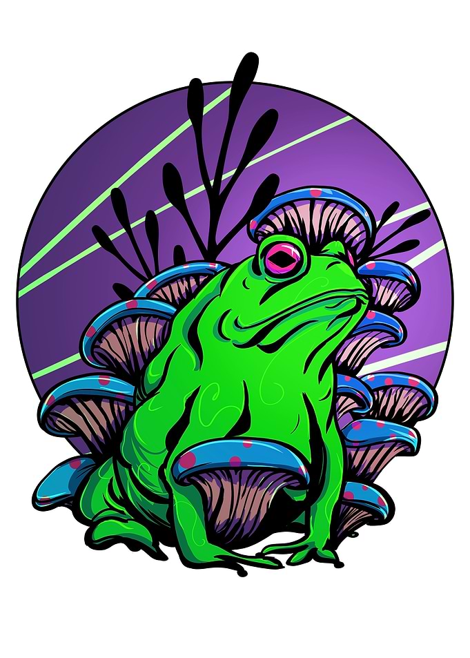 Psychedelic Trippy Toad