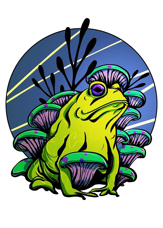 Psychedelic Trippy Toad