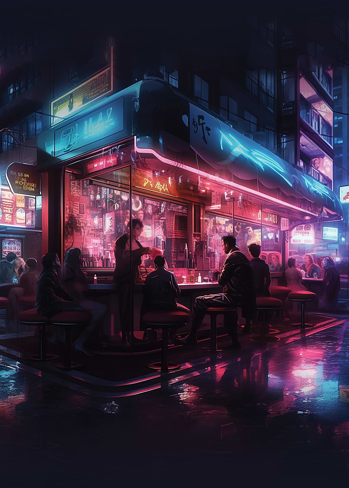 Neo Tokyo Nightlife City