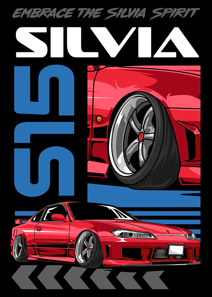 Red Silvia S15 Car