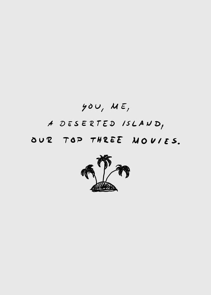 Cute Movie Text Art