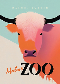 Yak Portrait Malmo Retro