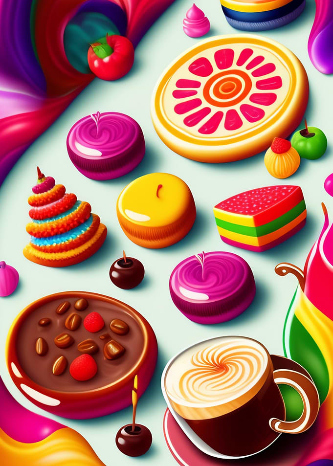 coffee and candy