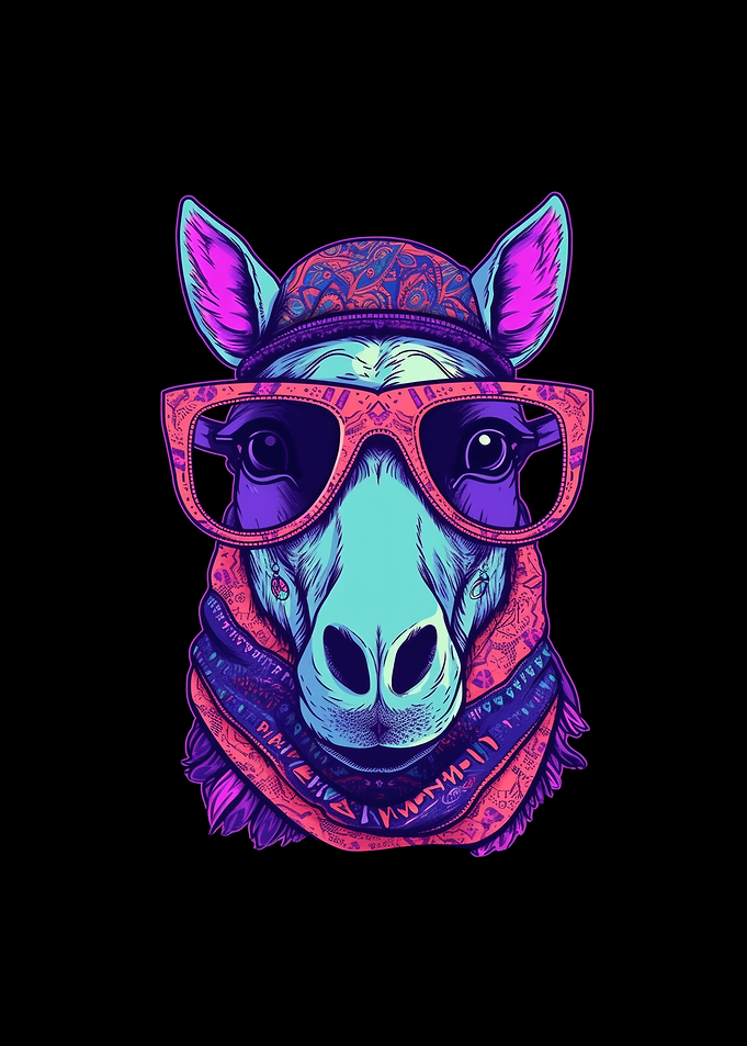 Horse Wearing Sunglasses