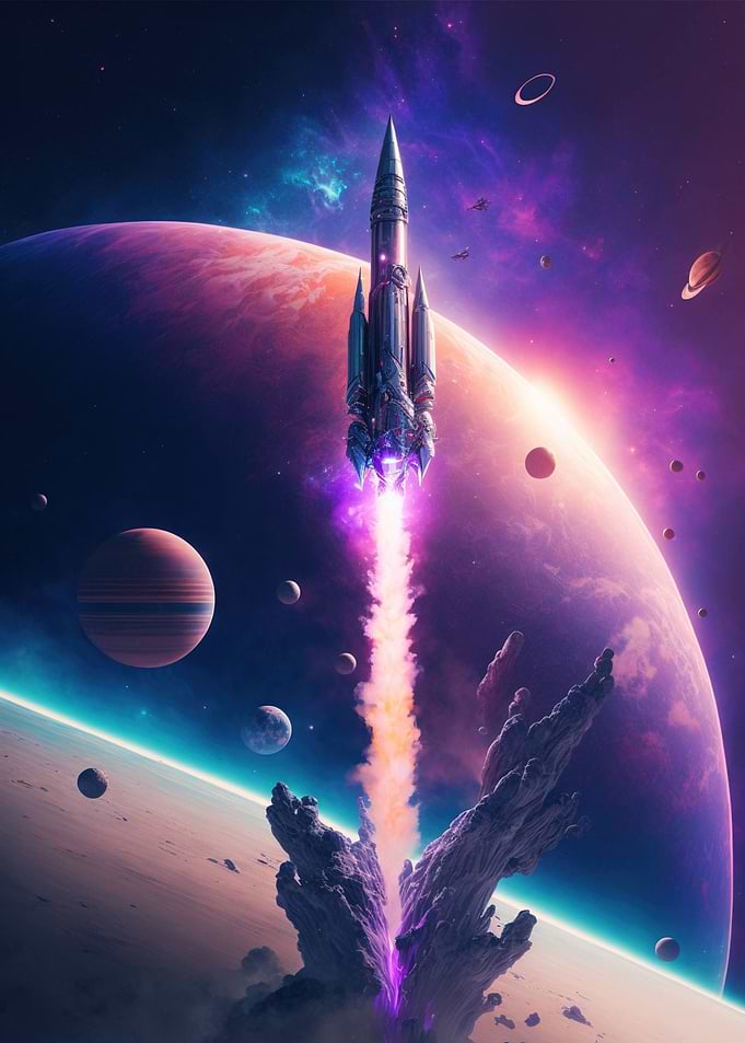 Space Rocket Blast off