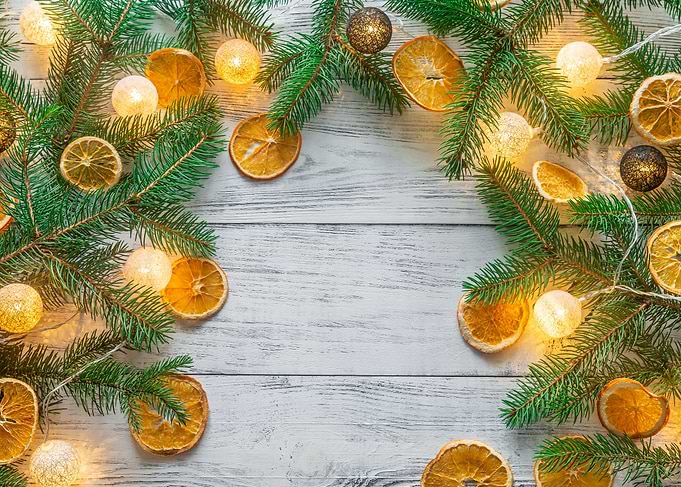 Christmas tree branches