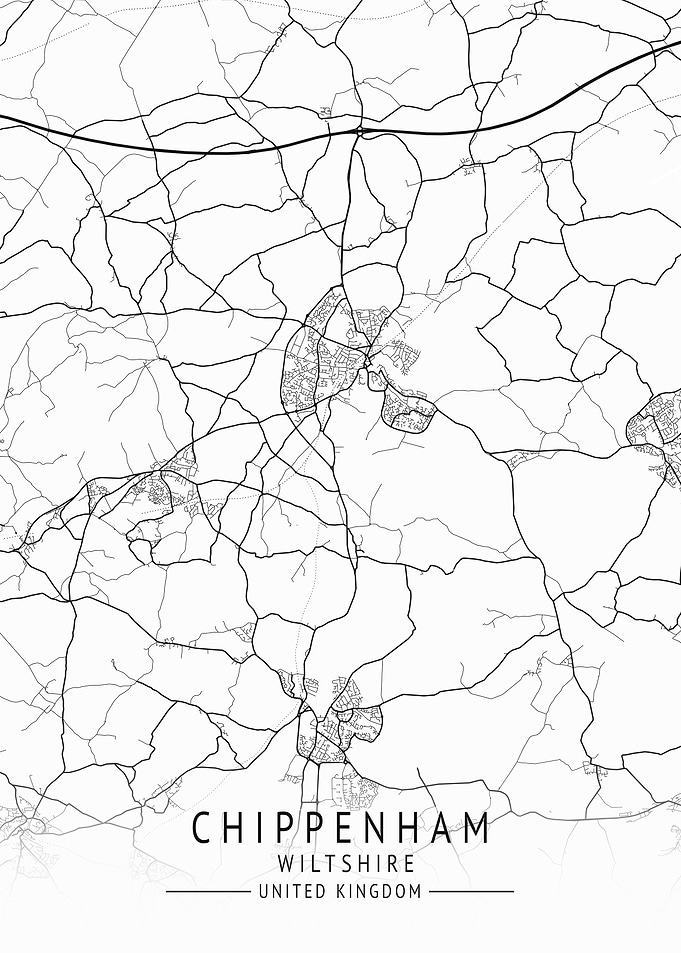 Chippenham UK City Map