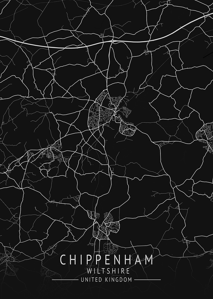 Chippenham UK City Map