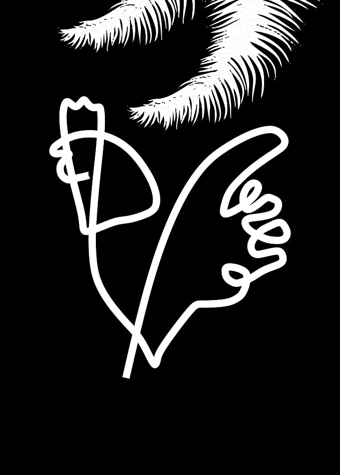 line art animal