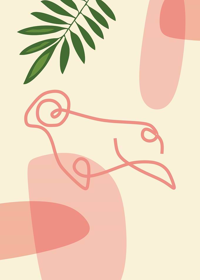 line art animal