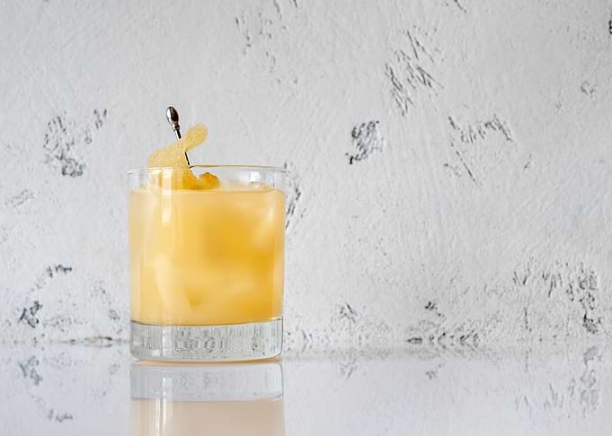 Glass of Penicillin cockta