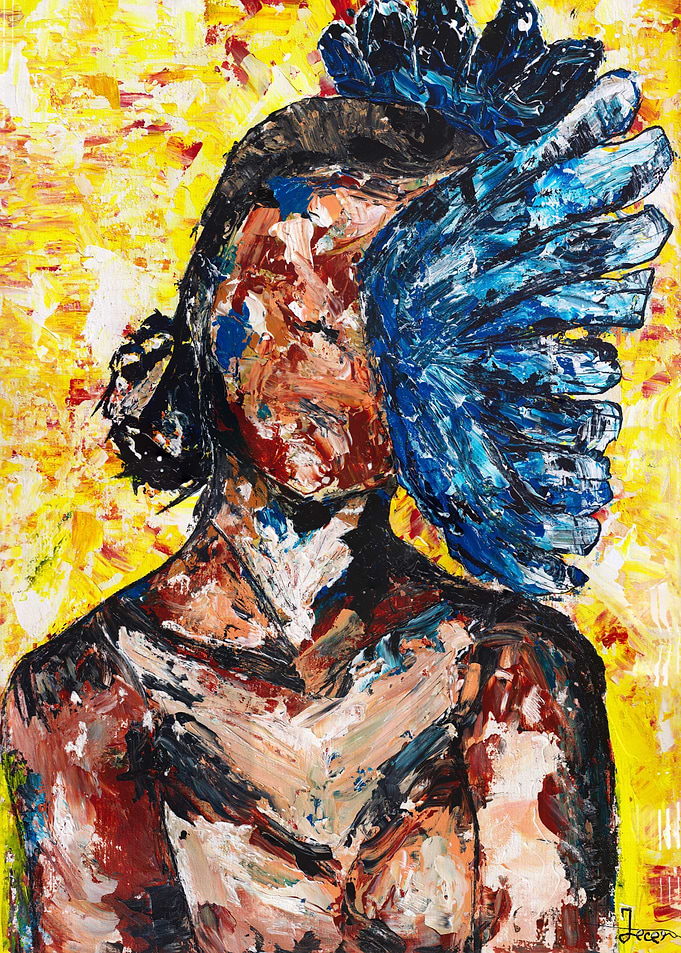 Abstract Portrait Woman