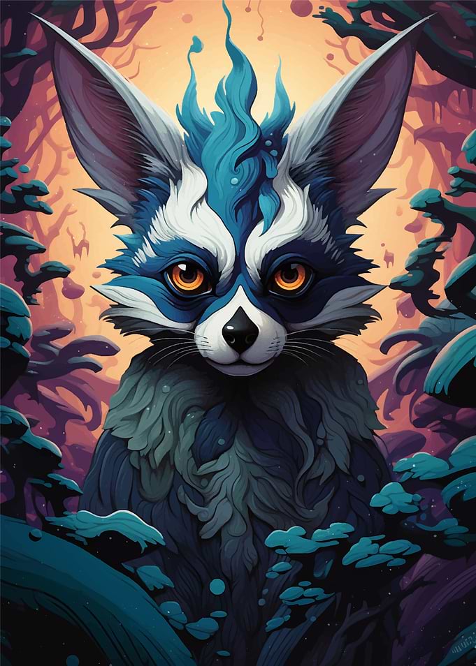 Lemur In The Forest