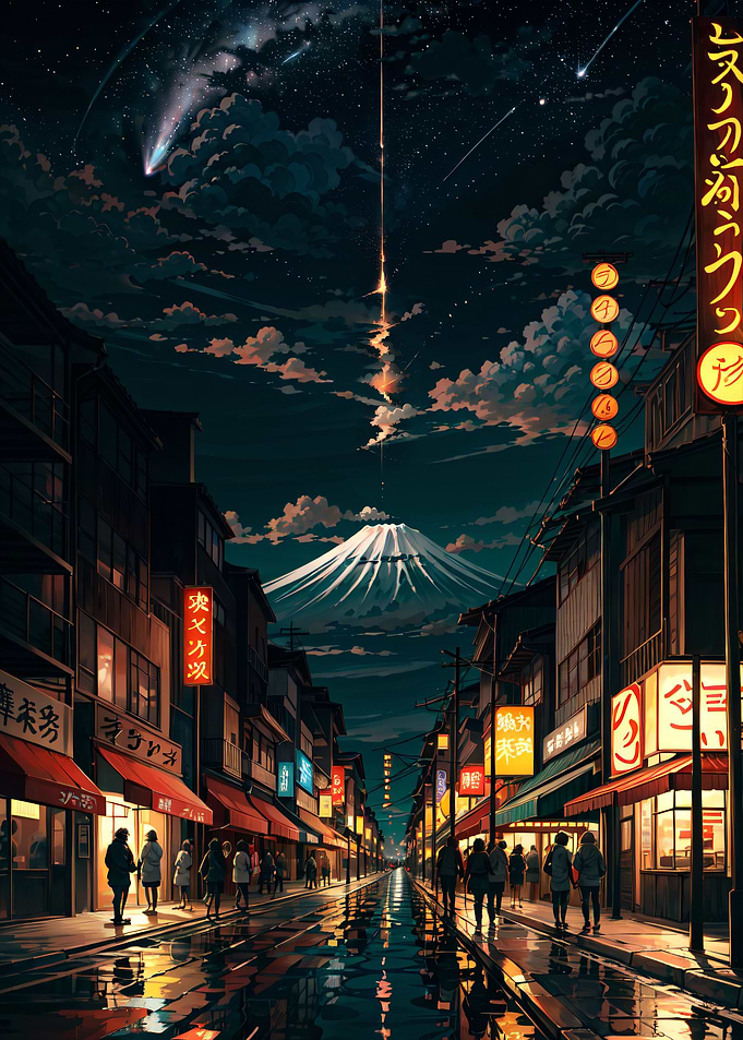 Fuji Portrait Scenery