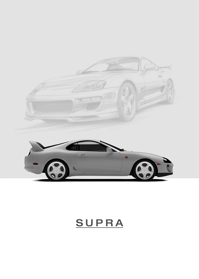 Toyota Supra MK4 1993 Whit