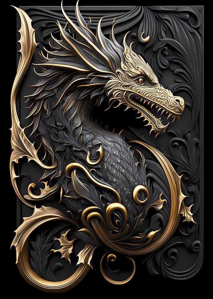 Dragon Monarch Art Deco