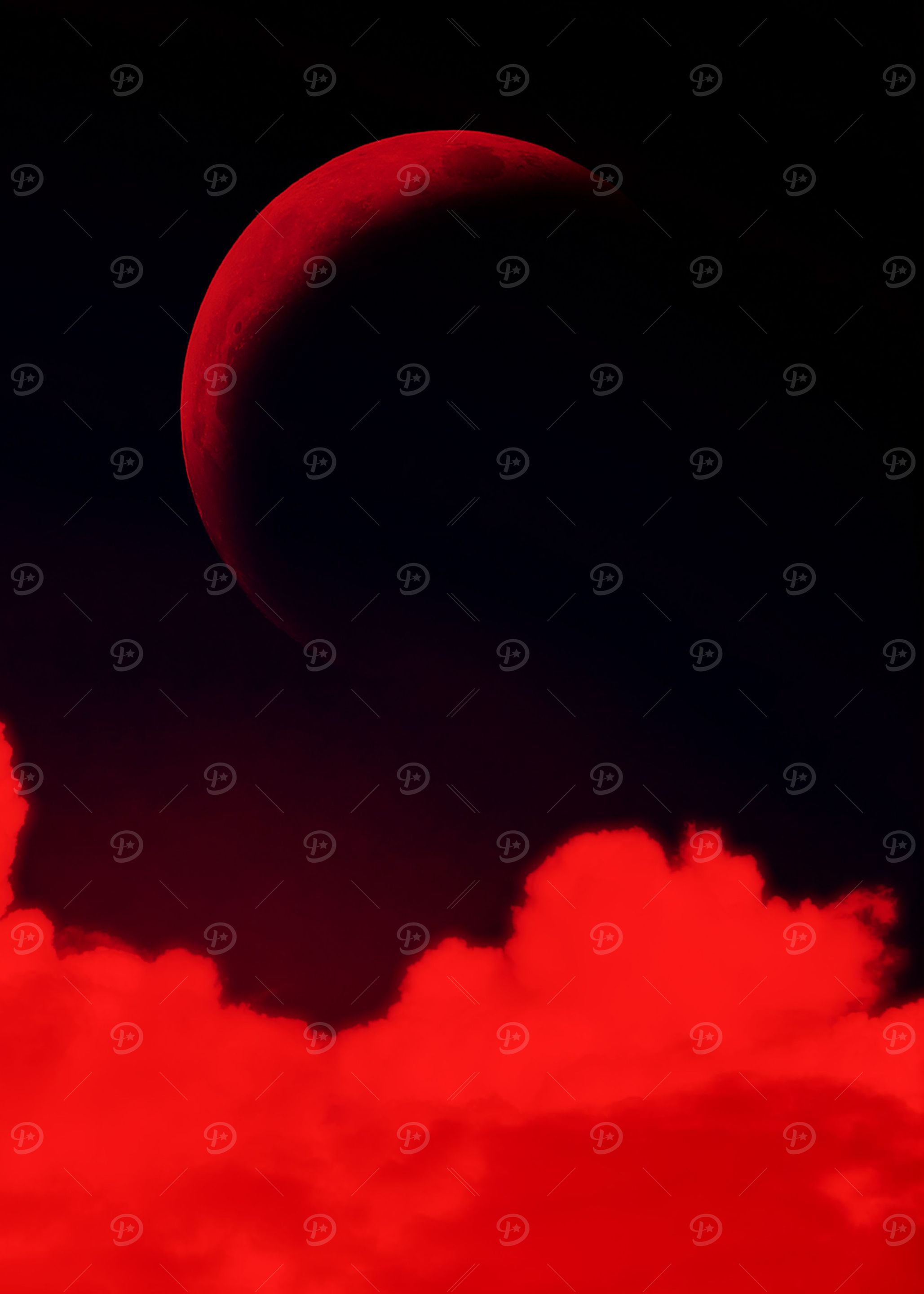 red sky