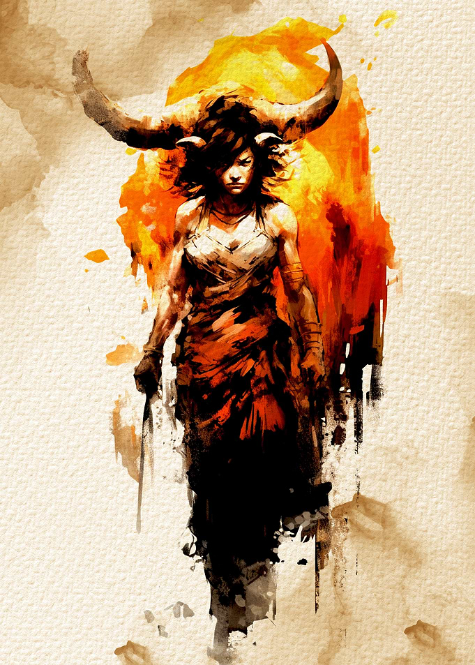 WILD WOMAN BISON