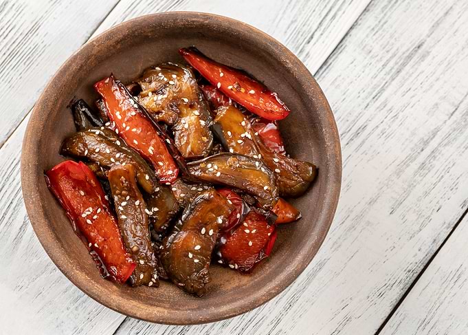 Eggplant stirfry