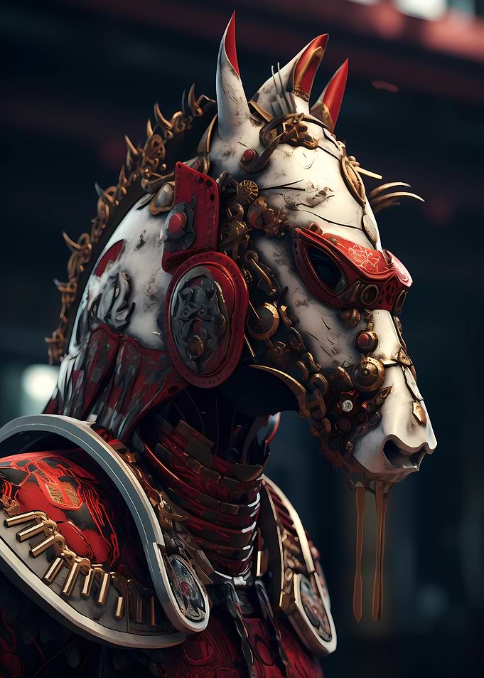 Cyberpunk Horse