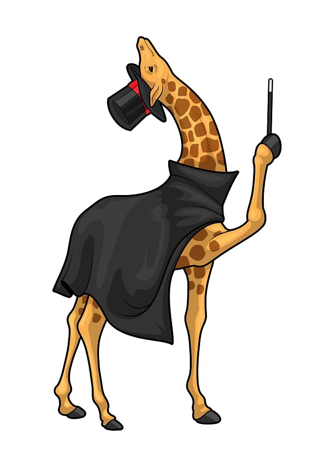 Giraffe Wizard Magic wand