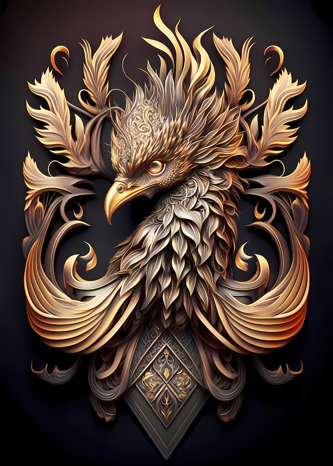 Flame Golden Phoenix