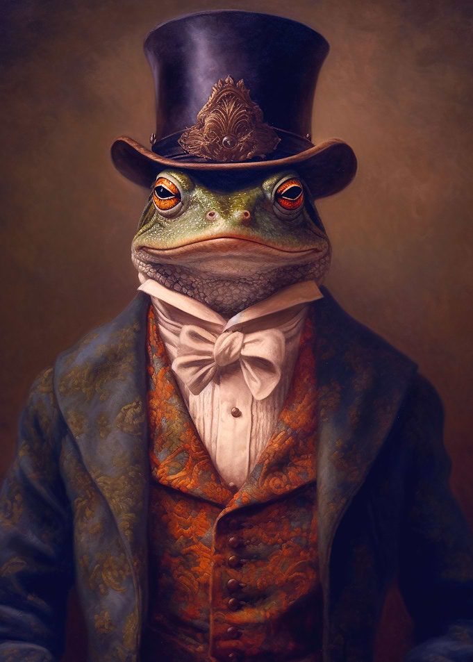 Frog poster