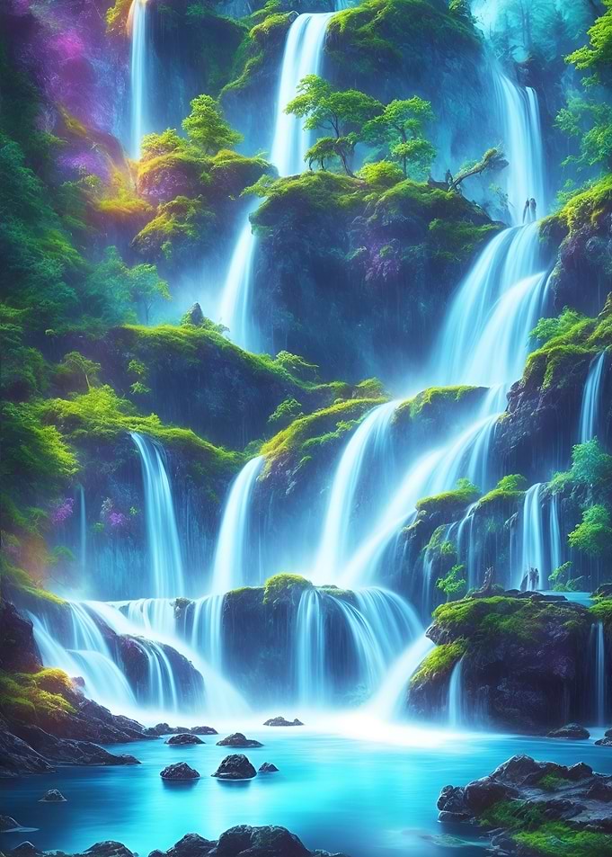 Waterfall cascade