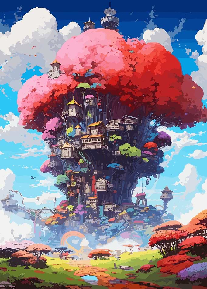 Nature Fantasy Treehouse