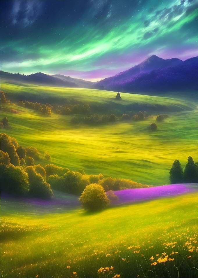 Colorful meadow