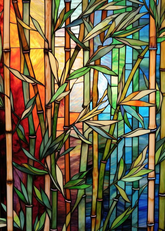 Stained Glass Bamboo