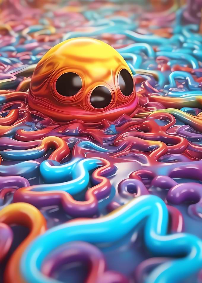 rainbow alien