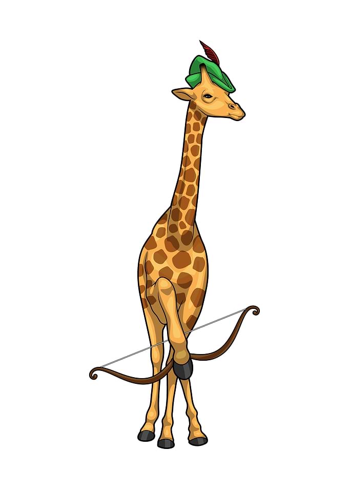 Giraffe Archer Bow