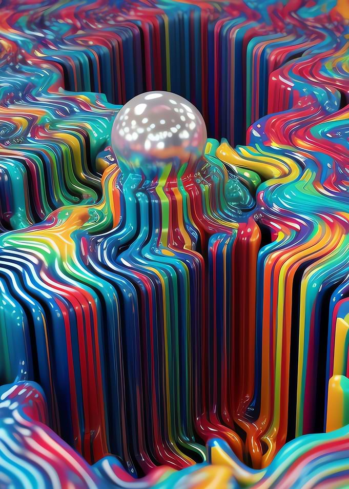 Crystal on the rainbow