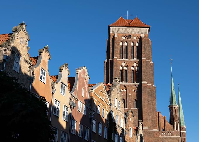 Gdansk Old Town Skyline