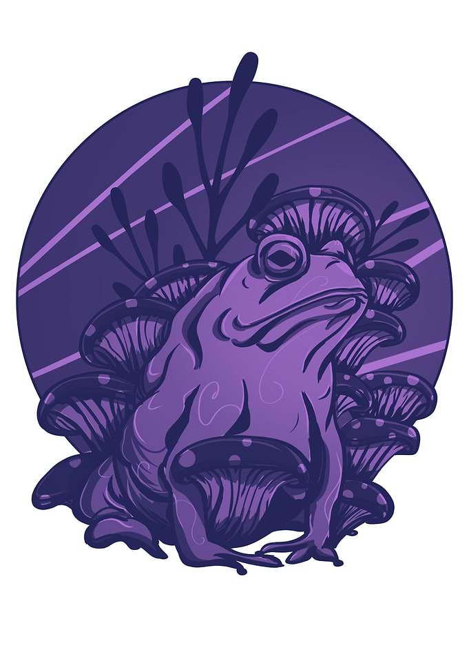 Psychedelic Trippy Toad