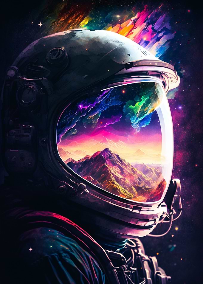 Astronaut reflections 1