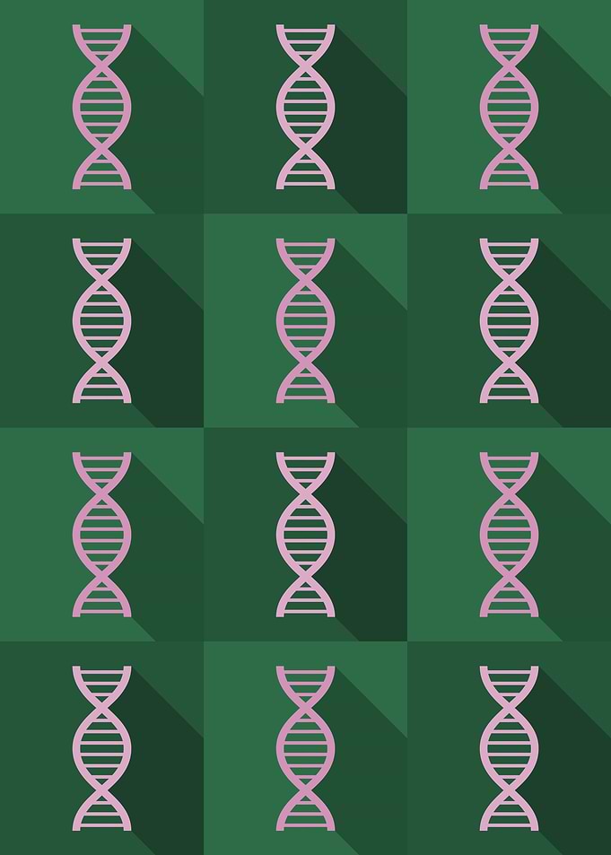 DNA Science Icons Pop Art
