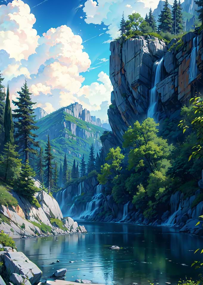 River Mountain Nature
