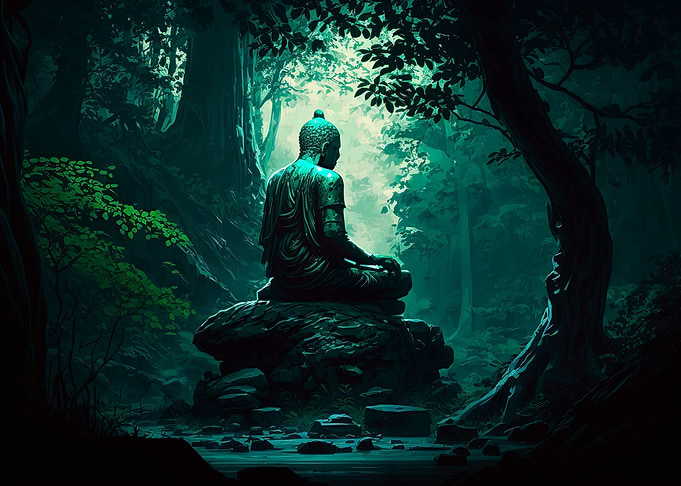 Buddha in nature