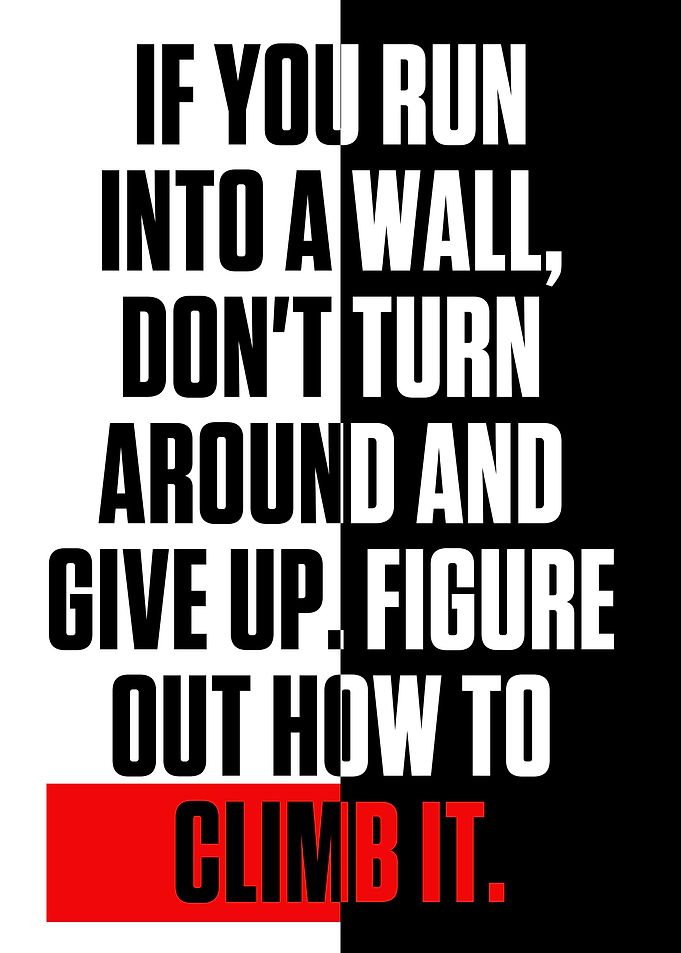If you run into a wall