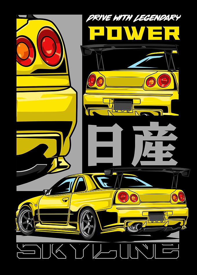 Sky Line Racing Car